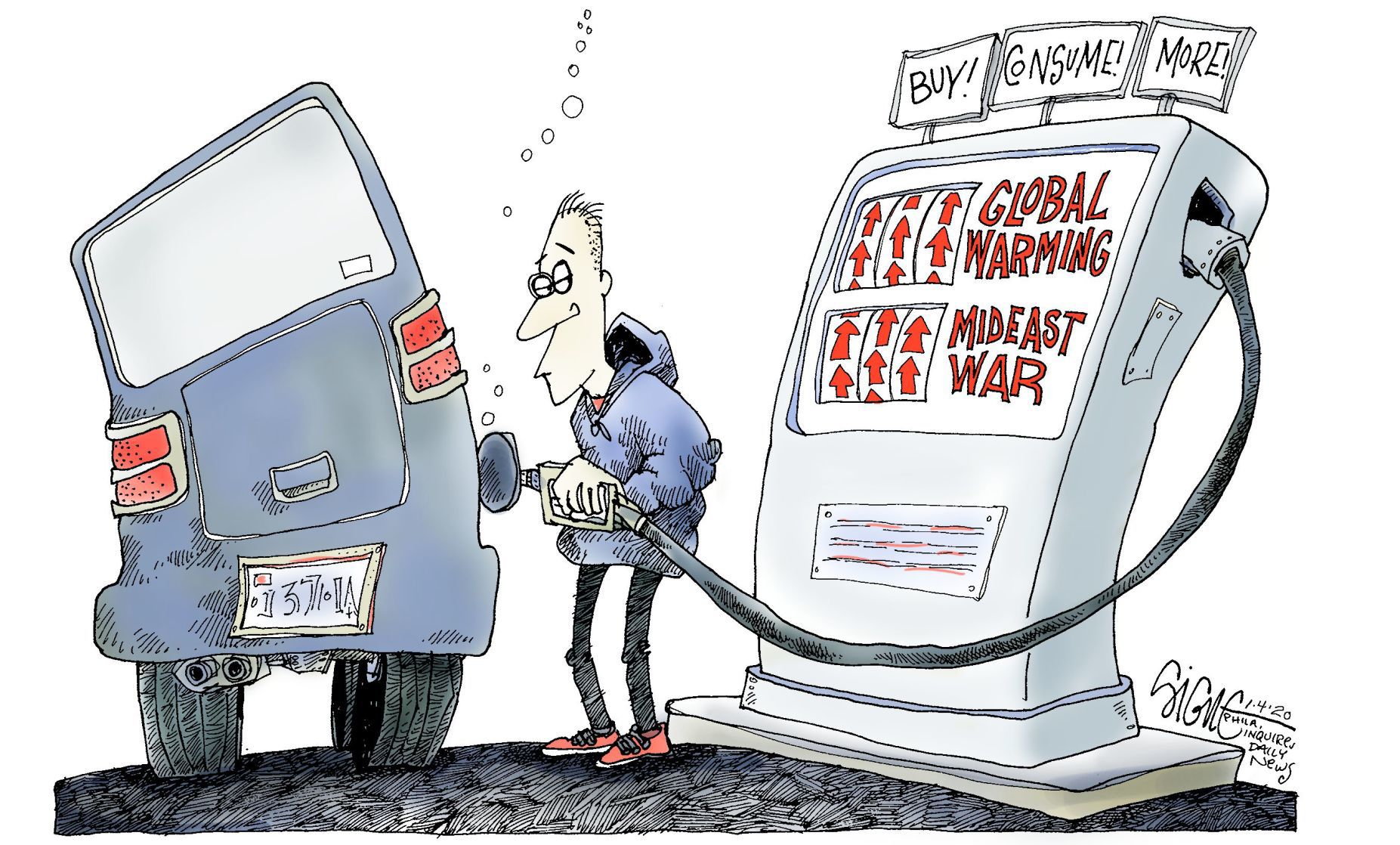Signe Wilkinson cartoon